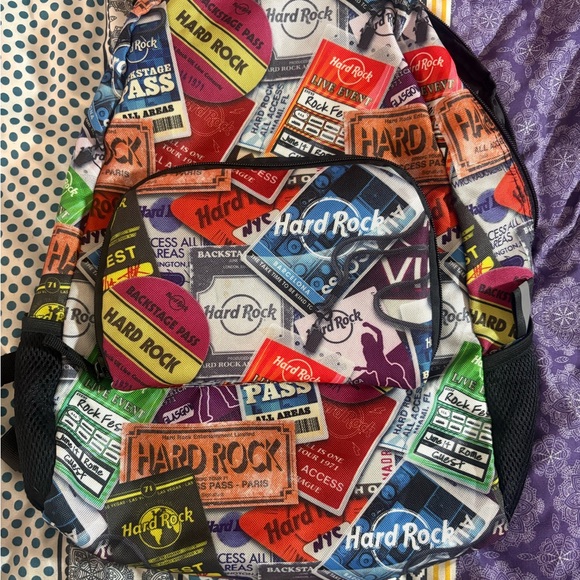 Hard Rock Cafe Other - Hard Rock Cafe Colorful Access Pass Backpack
